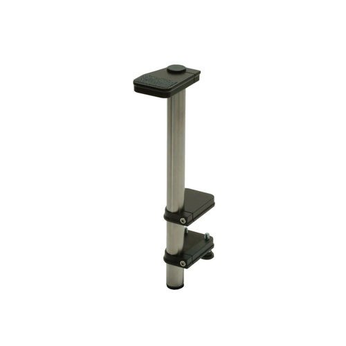 SINCLAIR POWDER MEASURE STAND erbjuder justerbar höjd och passar olika bänktjocklekar, perfekt för skjutare utan permanent plats på bänken.