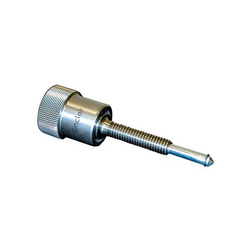 Sinclair Speed Screw ger snabb vertikal justering för skytte, är i rostfritt stål och passar Gen II Sinclair rests med 3/8"-16 gänga för perfekt precision.