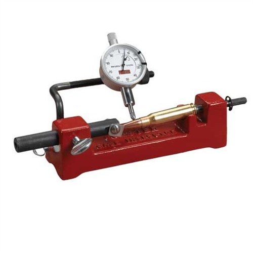 För att säkerställa ammunitionens precision mäter Forster CO-AX Case & Cartridge Inspector tre viktiga dimensioner med en noggrannhet på tusendelar av tum.
