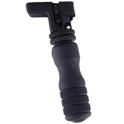 Accu-Shot Monopods ger stabilitet och enkel höjdjustering för bipod-vapen, med Quick Knob för snabba justeringar och låsring för säkerhet.