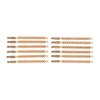 Dozen Pack Bronze Rifle Brushes är perfekta för att rengöra din .22 kaliber bössa. Håll din bössa i toppskick med dessa hållbara och effektiva borstar.