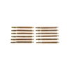 Denna Dozen Pack Bronze Rifle Brushes är perfekta för rengöring av 25 kaliber vapen, med hållbara borstar för effektiv borttagning av smuts och avlagringar.