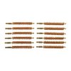 Dozen Pack Bronze Rifle Brushes är perfekta för noggrann rengöring av ditt vapen. 8mm, 8-32M, 12-pack ger långvarig hållbarhet och effektivitet.