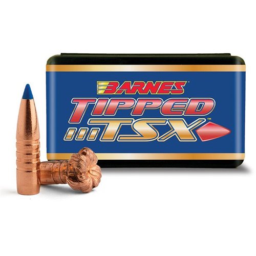 TIPPED TSX® 30 CAL kulor erbjuder snabb expansion, djup penetrering och maximal viktbevarande med polymer spets för ökad precision och effektivitet.