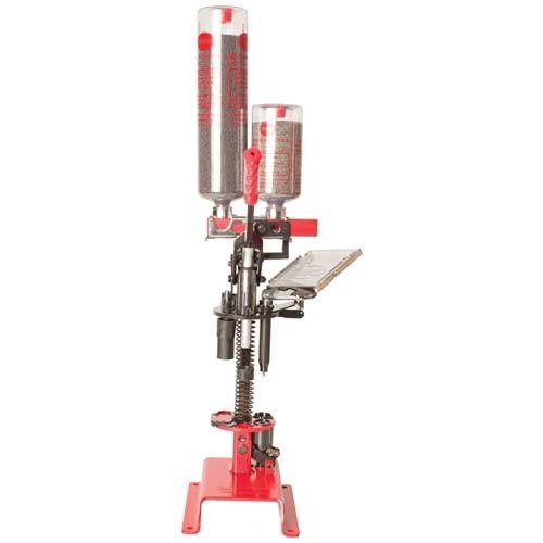 MEC Sizemaster är en enkel och effektiv en-stegs omladdningspress med E-Z Prime automatisk tändhattmatning och Power Ring collet resizer för precision.