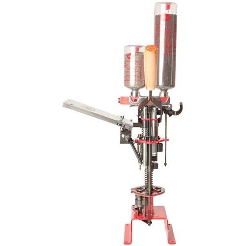 MEC 8567N Grabber erbjuder hög hastighet och precision med automatisk primermatning och tre-stegs crimp för effektiv omladdning av hagelpatroner.