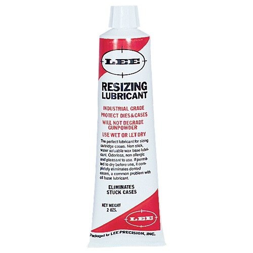 LEE RESIZING LUBRICANT underlättar återställning av hylsor, minskar friktion och säkerställer jämn och pålitlig ammunitionstillverkning.