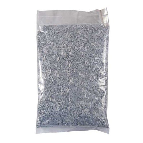 5 lbs. av hållbar stainless steel tumblingsmedia som effektivt rengör kraftigt oxiderade hylsor, både inuti och utanpå, utan att skada mässingen.