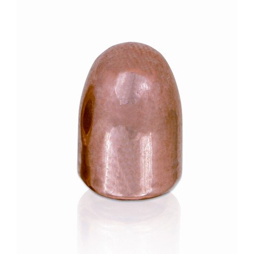 Berrys 9mm (0.356") 124gr rundnoskulor är helt inkapslade i 100% ren kopparplätering, vilket minskar blyutsläpp och fouling, perfekt för standardpistolhastigheter.
