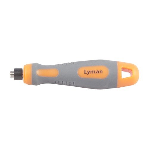 Lyman Primer Pocket Uniformers säkerställer en ren och enhetlig primer pocket och flash hole, vilket ger konsekvent tändning och bättre prestanda vid omladdning.