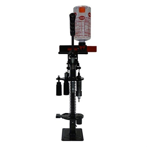 MEC 600 Slugger är en effektiv press för att ladda riflade eller sabot slugs, justerbar för 3" hylsor och laddar 100-125 rundor per timme.