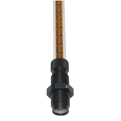 RCBS Tube Pistol Bullet Feeder ökar din laddningskapacitet med upp till 50%, rymmer 20-25 kulor och är kompatibel med olika bullettyper.