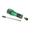 Med RCBS FLASH HOLE DEBURRING TOOL kan du enkelt ta bort burrs i flash hole, vilket säkerställer jämn tändning och skyddar överflödig mässing med justerbar stopp.