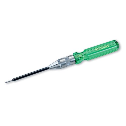 Redding MODEL 15-9 och 15-P chamferverktyg erbjuder en perfekt 15° inre skärvinkel, justerbar längd och chatterfria snitt för kalibrar från .22 till .45.