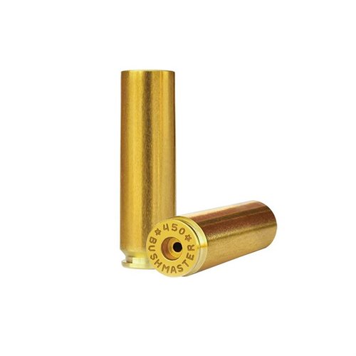 .450 Bushmaster brass från Starline är perfekt för omladdning, tillgänglig i 100-pack och designad för högpresterande jakt med .452-tums kulor.