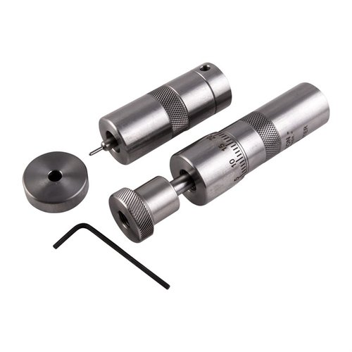 L.E. Wilsons Bushing Neck Die Kit erbjuder precisionsjustering av seating depth, utbytbara bushings för perfekt neck sizing och hand-die design för mallet eller arbor press.