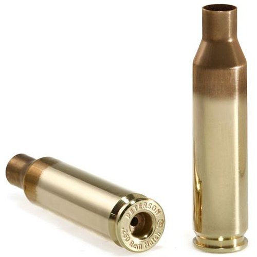 .260 Remington Brass från Peterson Cartridge erbjuder hög precision och konsekvens, med möjlighet för både stor och liten tändhatt för förbättrad tändning.