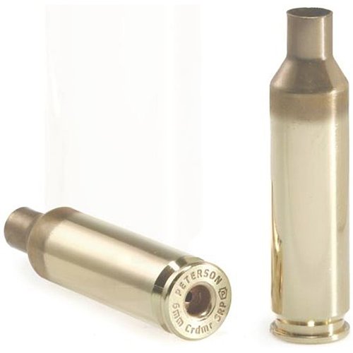 6MM Creedmoor brass från Peterson Cartridge ger lägre rekyl och förbättrad tändning med små eller stora tändhål, perfekt för högre hastigheter.