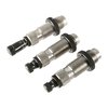Redding Premium Handgun Die Set erbjuder en Titanium Carbide-sizing die, en avancerad expander med TiN-beläggning och en exakt Seating Die för optimal precision.