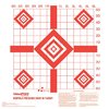 REDFIELD SIGHT-IN TARGETS gör det enklare att sikta in kikarsikten med tydliga linjer och en 1" rutnätsindelning för enkel justering av vind och höjd.