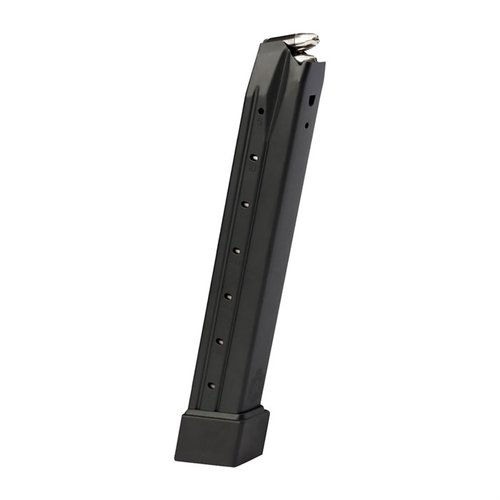 Springfield Armorys 35-runda förlängda magasin för XD-M och XD-M Elite 9mm erbjuder pålitlighet, hållbarhet och ökad kapacitet för optimal prestanda.
