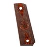 Cocobolo Checkered Cross Cannon greppaneler för Springfield 1911, med en avfasad Mag Well för en snygg, enhetlig look. Säljs som individuella grepp.