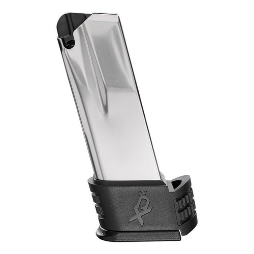 XD-M ELITE 10MM MAGAZINES erbjuder hög kapacitet med 15 skott och en smal bakre grepp (#1) för förbättrad kontroll och komfort vid skytte.