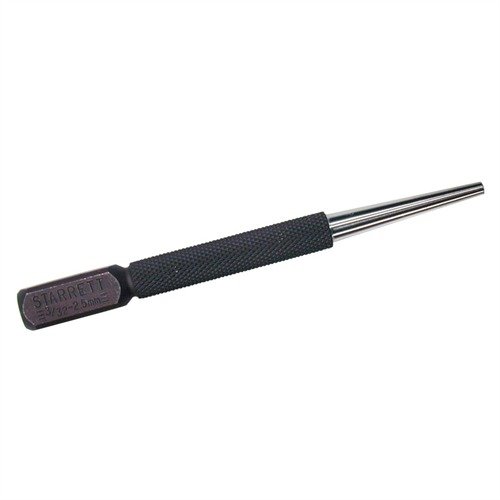 TAPER PIN STARTER #800C är ett verktyg med rundad spets som skyddar framsiktets taper pin under borttagning. Längd: 4" (10,2cm), diameter: 3/32" (2,4mm).