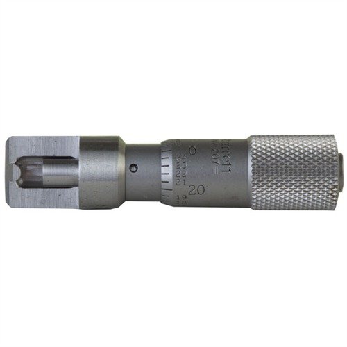 Mät noggrant tjockleken på 1911-slide rails med Starrett mikrometer för exakt passform. Snabbt val av slide fitting bar utan gissningar.