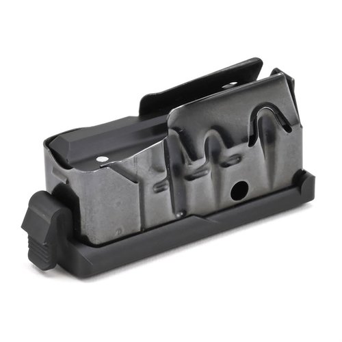 Savage AXIS 243/308 Winchester magasin erbjuder en pålitlig 4-rundors lösning för korta kalibrar, perfekt för Axis/Edge och Model 11-vapen.
