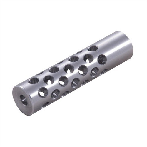 Multi-port #3 Muzzle Brake minskar kännbar rekyl och dämpning av mynthöjning med 42 portar för optimal kontroll. Kräver gunsmithing för installation.