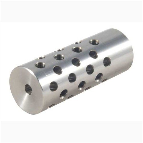 #4 MUZZLE BRAKE 22 kaliber minskar kännbar rekyl och dämpar mynningens uppgång med 42 portar för maximal kontroll och anpassningsbar för olika kalibrar.
