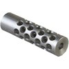 Denna #2 Muzzle Brake för 22 kaliber minskar kännbar rekyl och höjer inte mynningen, med 42 portar för maximal kontroll. Kräver gunsmithing.