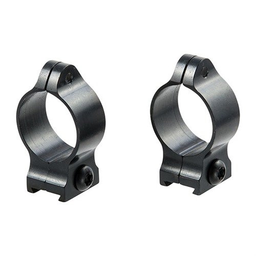 TALLEY FIXED SCOPE RINGS i satinblått erbjuder lågprofil Torx® skruvar för permanent montering, tillgängliga i 1" och 30mm, perfekt för Talley-baser.