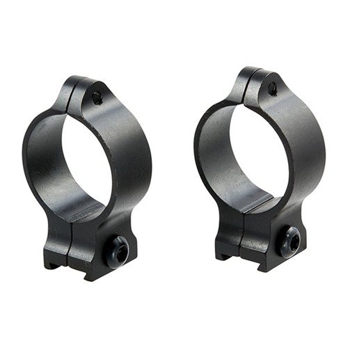 TALLEY FIXED SCOPE RINGS i 30mm med hög satinblå finish erbjuder lågprofil Torx® skruvar för permanent montage, perfekt för stabila sikten.