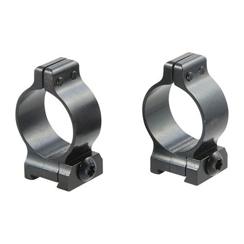 QUICK DETACH SCOPE RINGS från TALLEY erbjuder snabba QD-hakar för enkel montering och borttagning av kikarsikten, tillgängliga i 1" och 30mm.