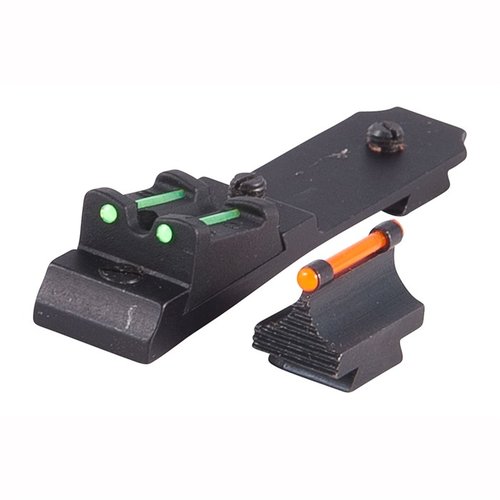 TRUGLO WINCHESTER 94 SIGHT SET erbjuder snabb sikte med röd fram och grön bak, justerbar för vind och höjd, utan behov av gunsmithing.