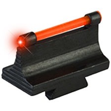 RIFLE DOVETAIL FRONT SIGHT från TRUGLO erbjuder en hållbar aluminiumkonstruktion och en ljus fiberoptisk insats för snabb och exakt siktning.