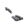 TRUGLO T.F.O. GREEN FRT/YELL REAR GLOCK 17,17L,19,22,23,24