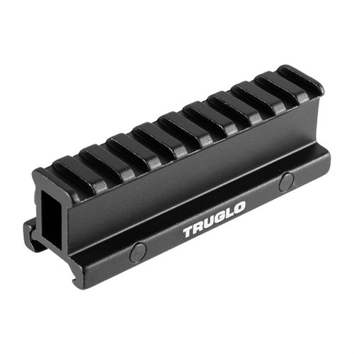 TruGlo 1" Picatinny riser mount höjer monteringsytan 1" för en mer naturlig siktlinje, perfekt för AR-15 Flattop och idealisk för kikarsikten.
