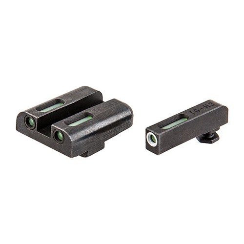 TFX-sikten erbjuder överlägsen synlighet med en kombination av Swiss Tritium och fiberoptik, skyddad av en rostfri Fortress Finish för GLOCK.