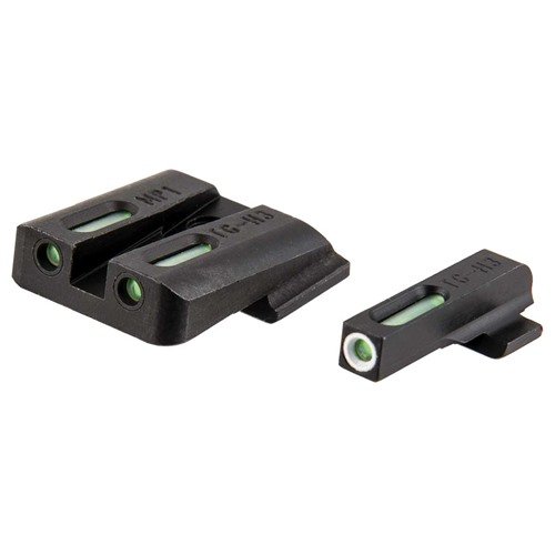 TFX är nästa generations TRUGLO-sikte med Tritium och fiberoptik för oslagbar synlighet, skyddad mot oljor och kemikalier, passar S&W M&P fullstora modeller.