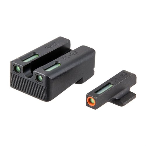 TFX Pro Sights kombinerar Tritium och fiberoptik för konstant belysning och snabb målinriktning, med överlägsen skydd mot oljor och kemikalier.