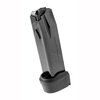Beretta APX magasin i .40 S&W, tillverkat av stål med svart finish, finns i 10, 15 eller 18 skott och passar perfekt för pålitlig prestanda.