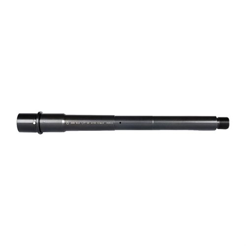 .300 Blackout 10" pistol längd pipan är tillverkad av 4150 Chrome Moly Vanadium stål med QPQ korrosionsskydd och 1:7 tum twist rate för hög precision.
