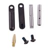 KNS Precision AR-15/M16 Non-Rotating Pin Set eliminerar pinrotation och förbättrar noggrannhet med CNC-bearbetade, hållbara stålstift i standard- och oversized storlekar.
