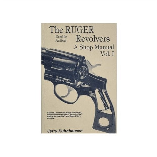 RUGER® DOUBLE ACTION REVOLVERS SHOP MANUAL ger dig allt en pistolmakare behöver veta för att reparera Speed, Security och Service Six Series revolvrar.