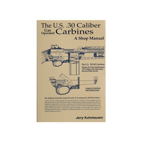 Denna M1 Carbine Shop Manual erbjuder 224 sidor med över 700 bilder och steg-för-steg-instruktioner för reparation och förbättring av din karbin.