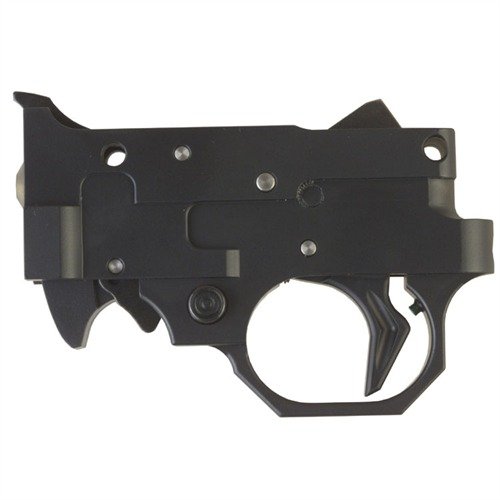 CNC-maskinerad trigger housing med pre-fittade EDM-delar ger en skarp och ren avtryckning, med justerbar överdrag och förlängd magasinrelease.