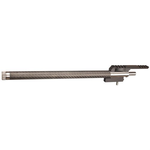 Volquartsen 10/22 Lightweight Profile Tension Rifle Barrel förbättrar noggrannhet och livslängd, väger bara 2 pounds och har en 16.5" svart finish.